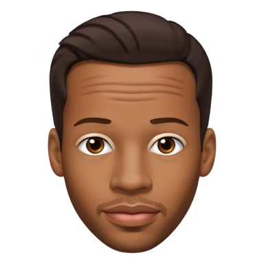 Marlon Wayans with dark brown hair sticker