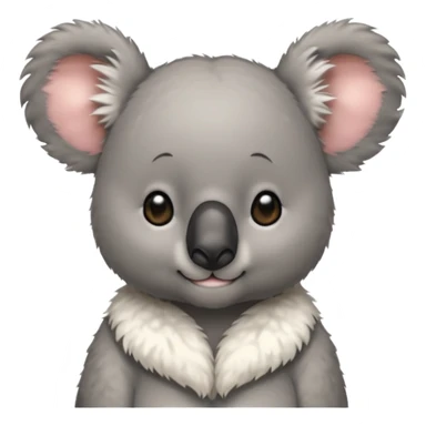 Koala with earrings sticker