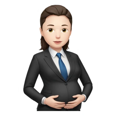 pregnant elon musk sticker
