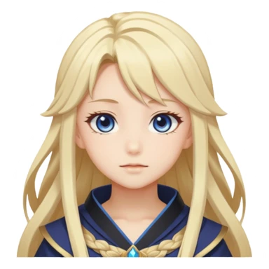 Lumine from Genshin Impact in Hoyoverse Anime Style  sticker