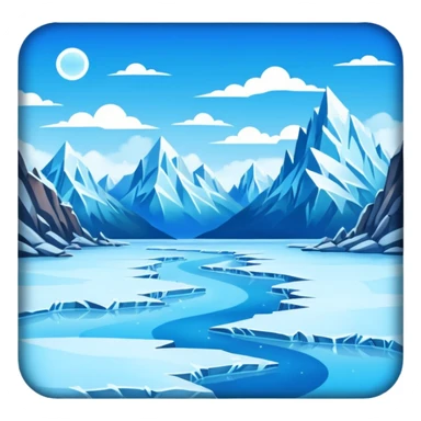 frozen land sticker