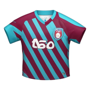 Trabzonspor stryped football jersey sticker