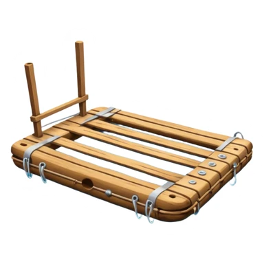 A raft underwater sticker