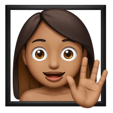 Tourne cet emoji 🤜 de -90 degrés et met le sur la bouche de cette emoji 😭 sticker