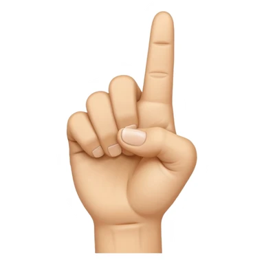 Create an emoji of a right hand. The thumb and middle finger of the right hand are pressed together, with the index finger positioned between them. The remaining fingers are curled into a fist. Add motion lines around the emoji to indicate a downward hand movement. sticker