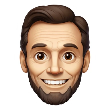 Abraham Lincoln emoji sticker