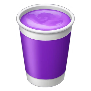 Double cup white of purple drink sticker
