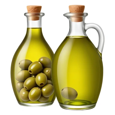 green olives and croatian olive oil bottle sticker
