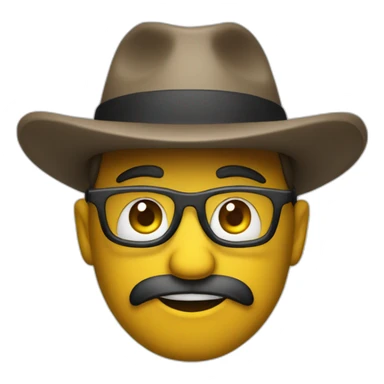 Chat avec un chapeau sticker