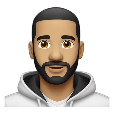 Drake in white  sticker