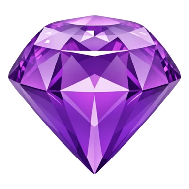 glitter purple cian diamond sticker