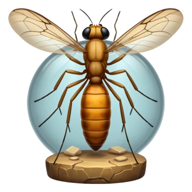 Amber Mosquito sticker