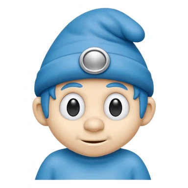 smart smurf sticker