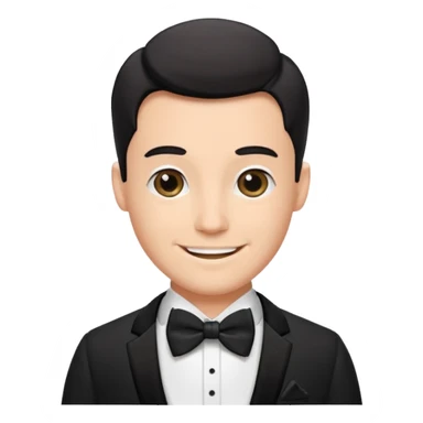 gay man groom sticker