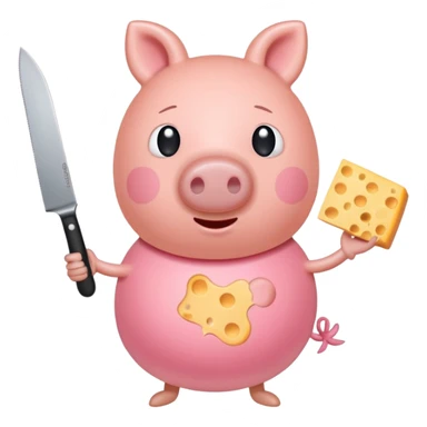 pepa pig de killer die kaas vermoord sticker