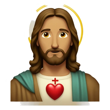 Jesus sacred heart  sticker