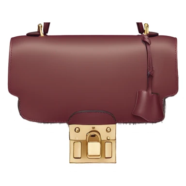 Hermes Mini Kelly bag,burgundi color sticker