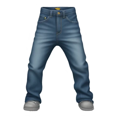 Low rise baggy jeans sticker
