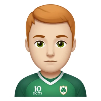 Irish rugby jersey number 10 Crowley sticker