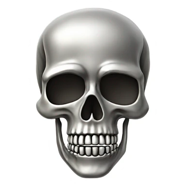 Skeleton made out of Crome ￼￼ sticker