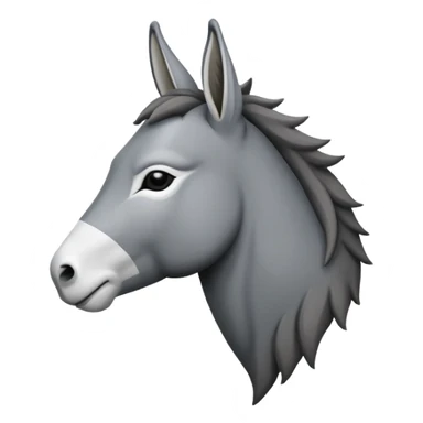 Game of thrones style picture square frame with a donkey Sigil in stark Colors sticker