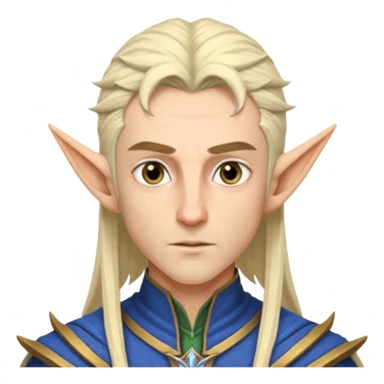 ESO male high elf sticker