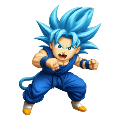 Sangoku super saiyen bleu  sticker