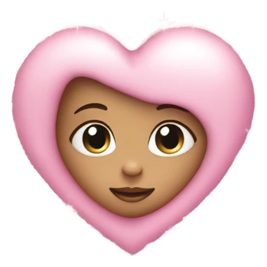 Baby pink heart with sparkles sticker