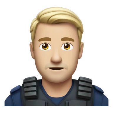 UK Police officer with stab vest - no hat sticker