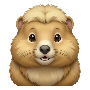 Une marmotte à la chevelure blonde sticker