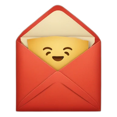Red envelope chinese sticker