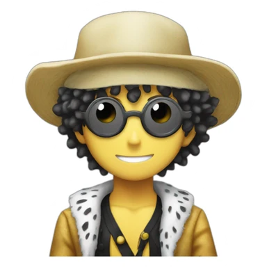 trafalgar law one piece sticker