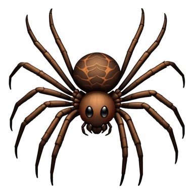Make a spider crawling sticker