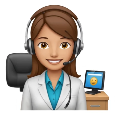 receptionist sticker