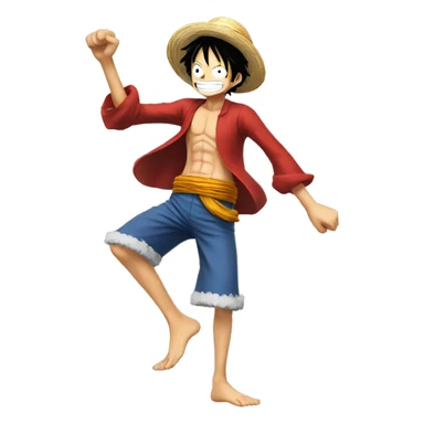 Luffy qui danse  sticker