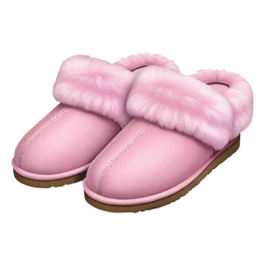 Ugg slippers in pink sticker