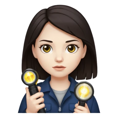 dead by daylight sable ward with a flashlight sticker