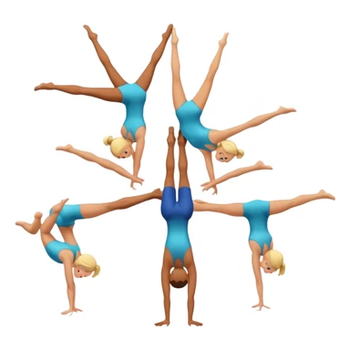 Acrobatics sticker