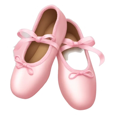 pastel pink ballet shoes sticker