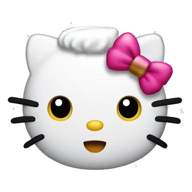 Christmas hello kitty pink sticker