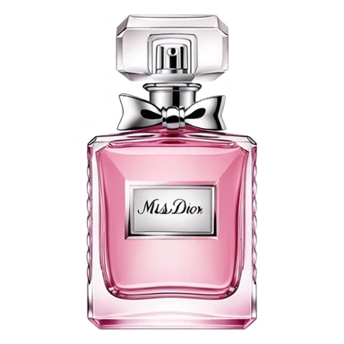 pink miss dior perfume  sticker
