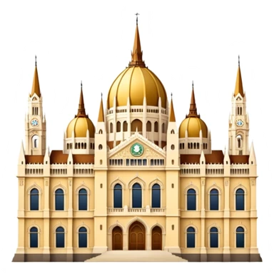 Budapest parliament emoji more aesthetic  sticker