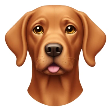 Red Labrador sticker