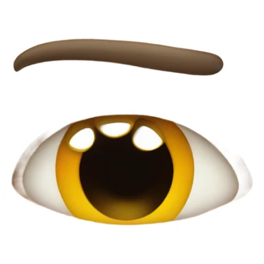 Irritated Twitching eye emoji sticker