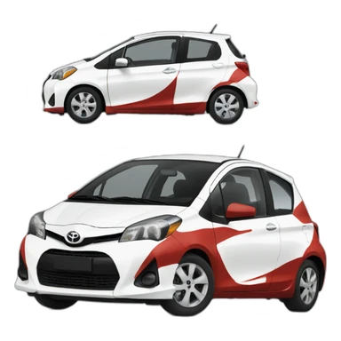 Toyota yaris sticker