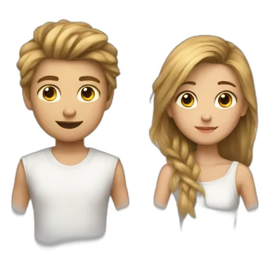 Nikita boy and Finja girl sticker