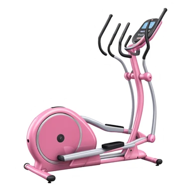 Pink elliptical machine sticker
