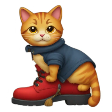 Puss in Red Boots sticker