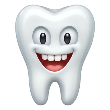 Diente haciendo gesto de cuánto? sticker