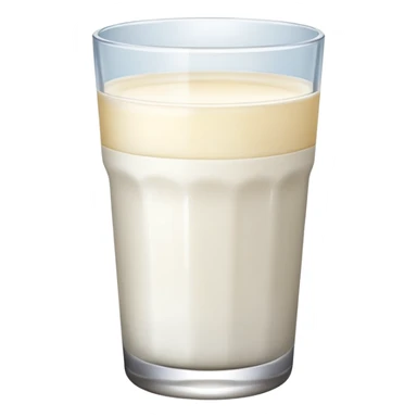 a glass of milk sticker